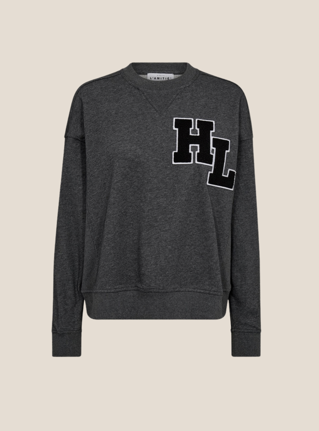 Haute l’ amitié badge sweatantracit melange
