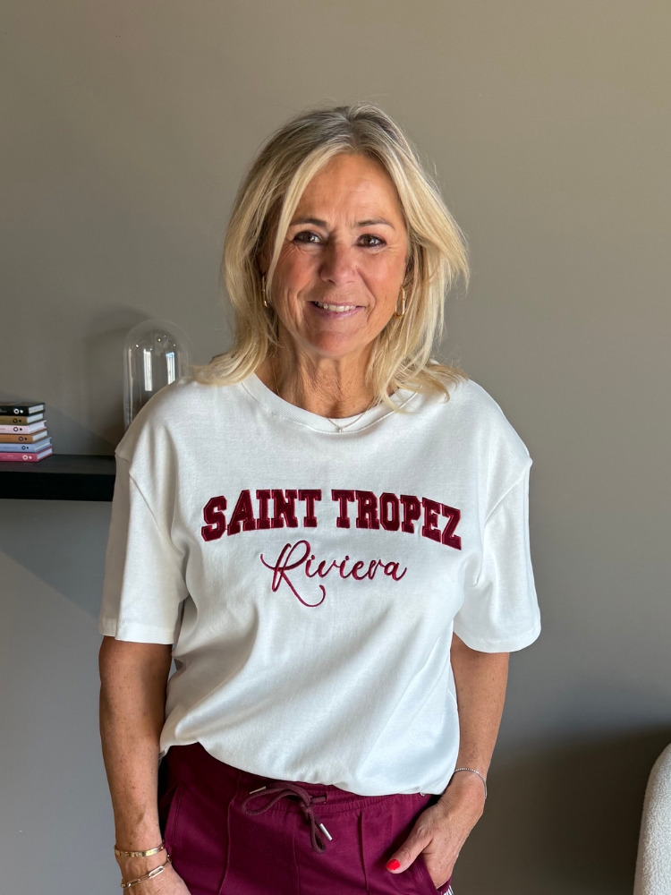 St tropez shirt bordeaux