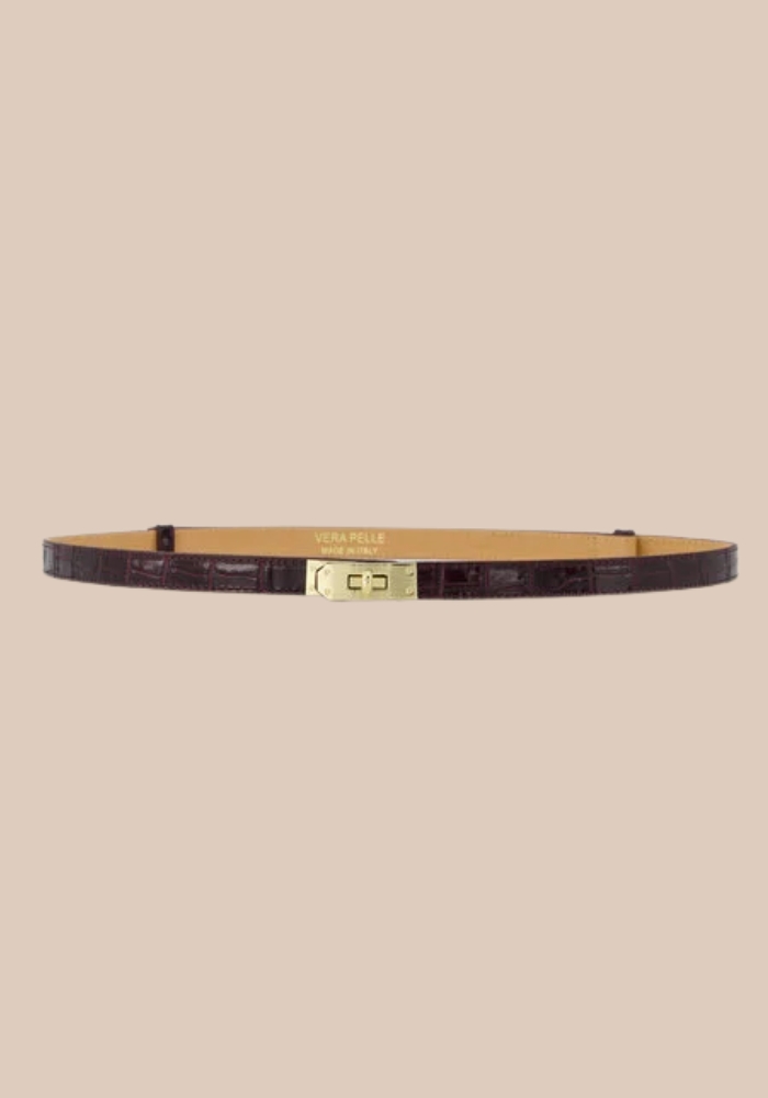 garcia riem croco bordeaux