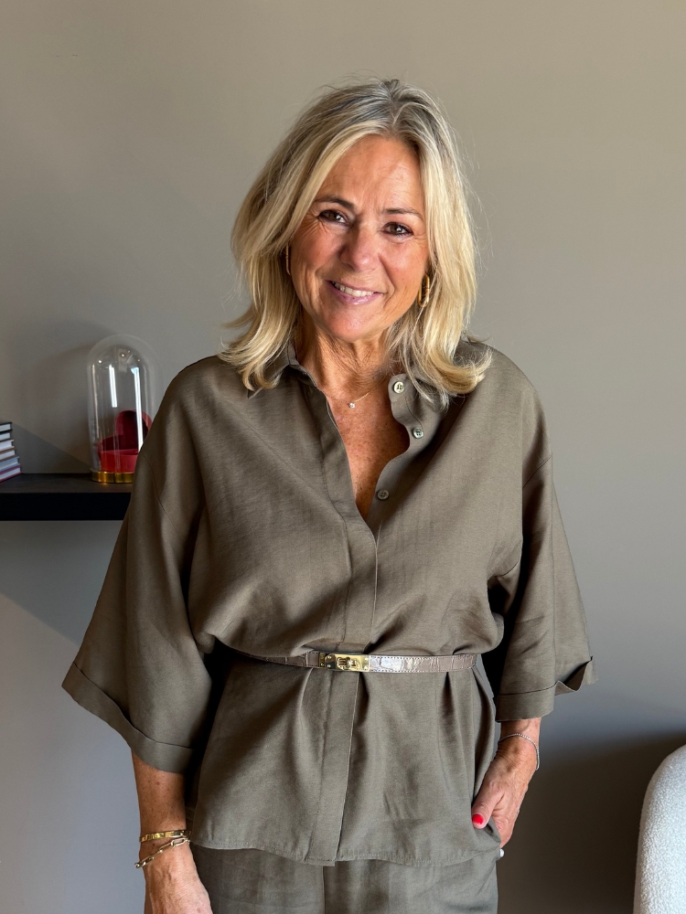 Frenkie Blouse Chantal army