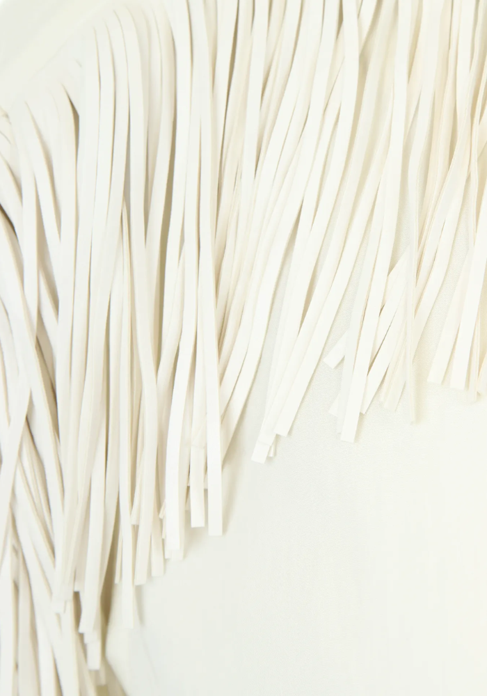 L'Amite Fringe shirt off-white