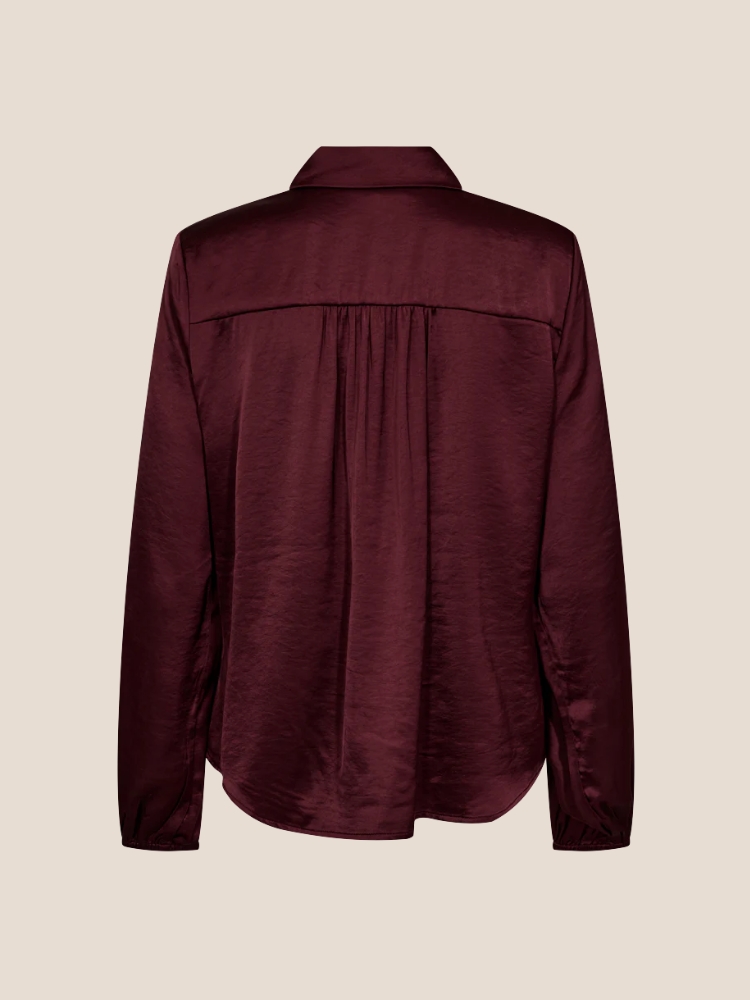 FQDOVE-blouse Port royale rood