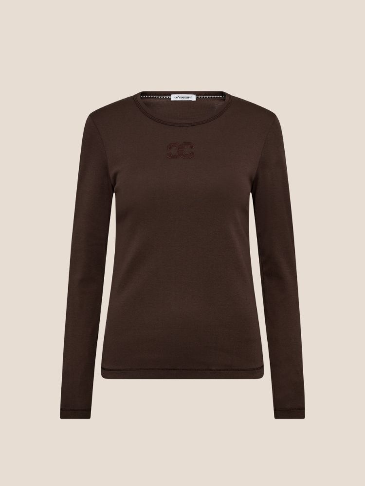co'couture GrannyCC emroidery tee bruin