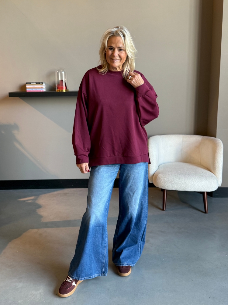 Cruz sweater bordeaux