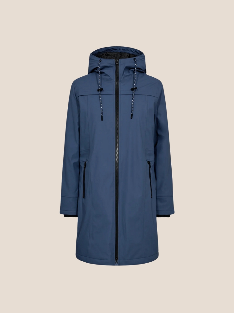 FreeQuent FQRAIN-JACKET Vintage indigo blauw
