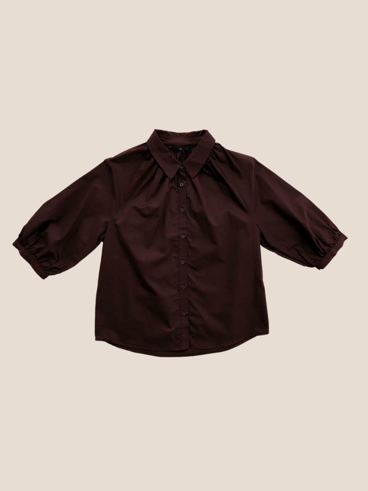 WBLGRAZE sleeve top bordeaux