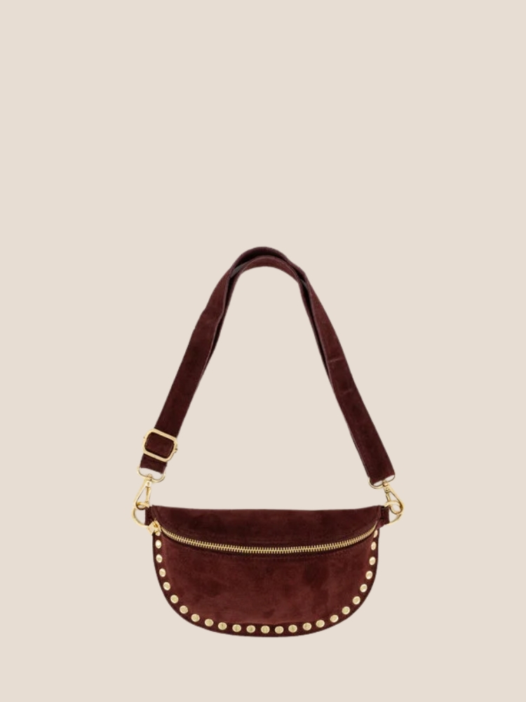 Debby bag suede bordeaux