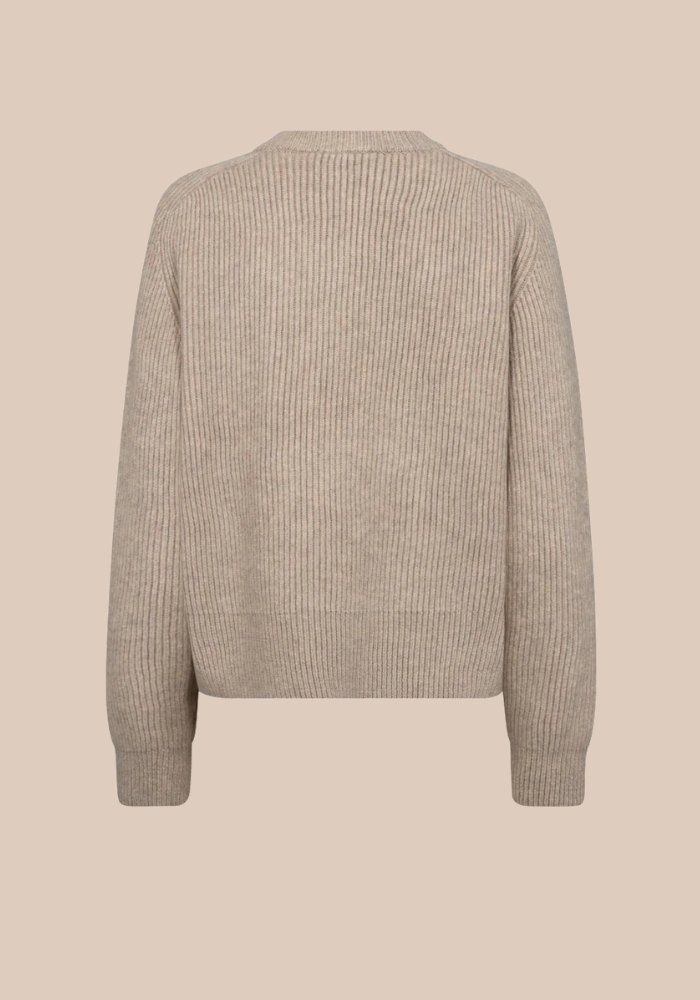co'couture RowCC rib v knit bone