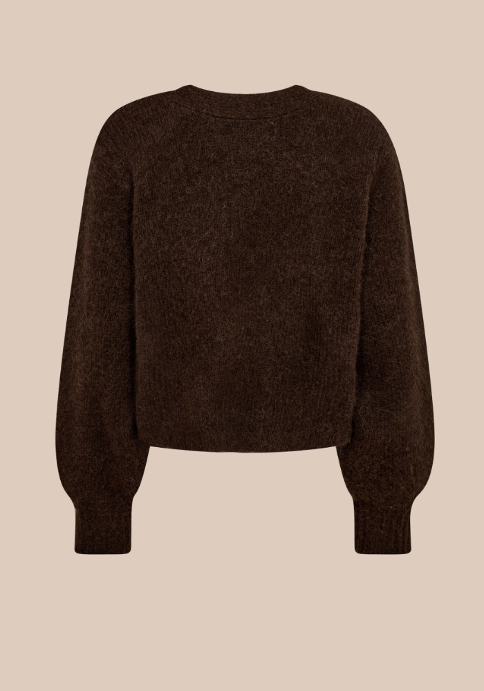 co'couture CozyCC twist back knit mocca