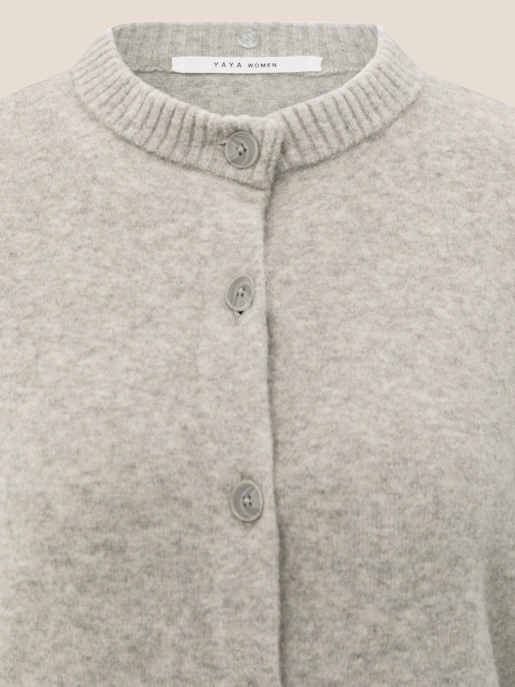 YAYA 01-010117-509 vest met afneembare kraag