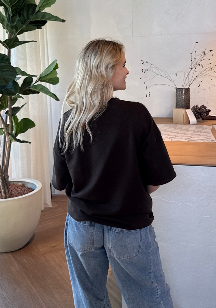 Salut sweat shirt bruin