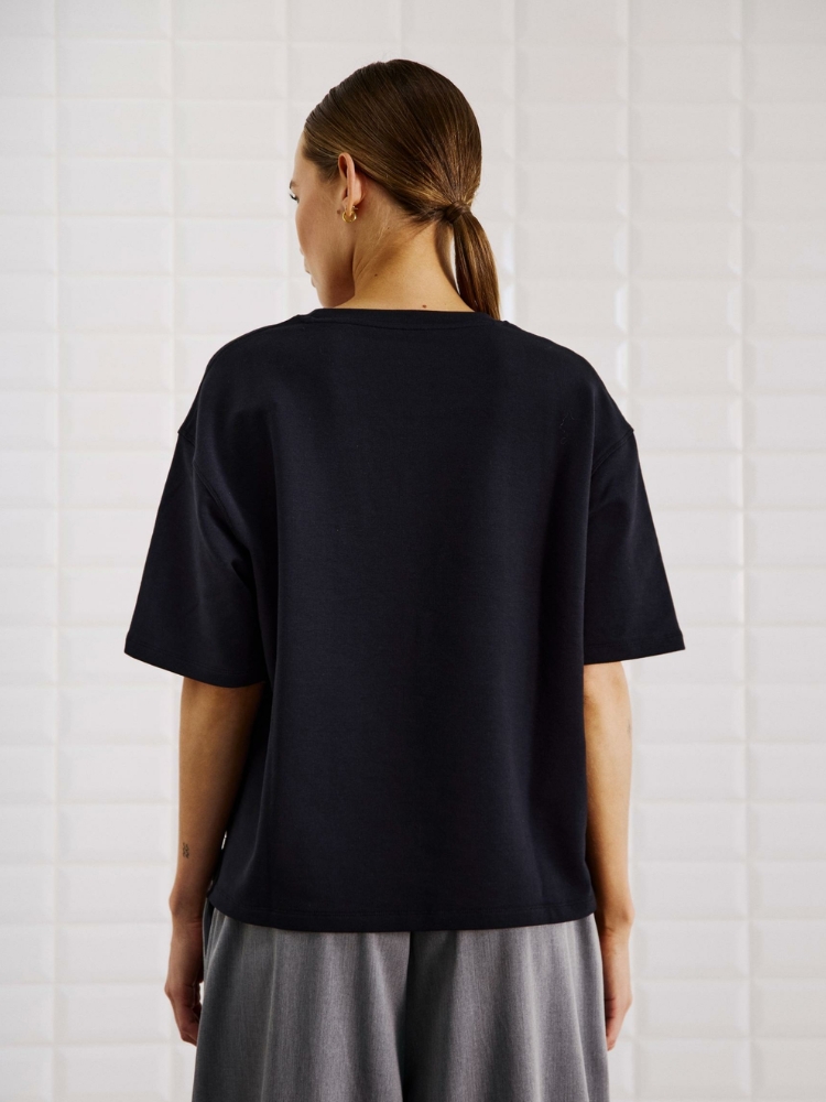 SLTNDRA SS tee zwart - Afbeelding 3