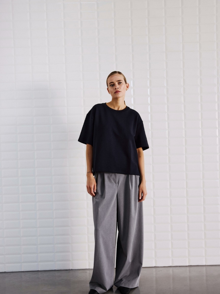 SLTNDRA SS tee zwart - Afbeelding 5