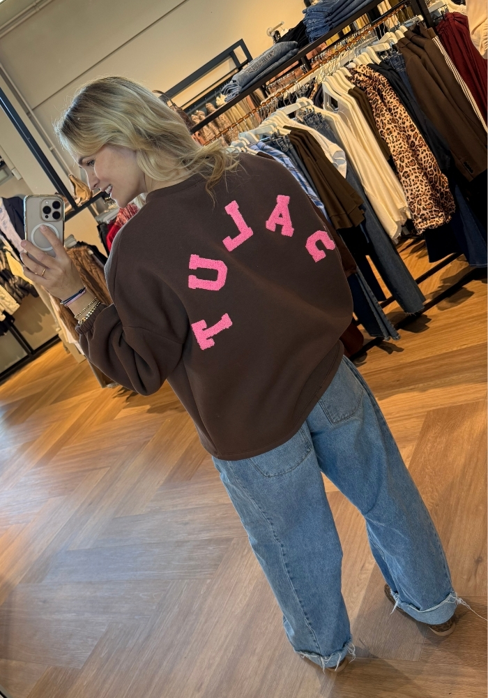 Salut sweater Bruin - Afbeelding 3