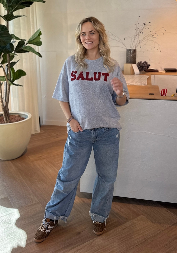 Salut sweat shirt grijs