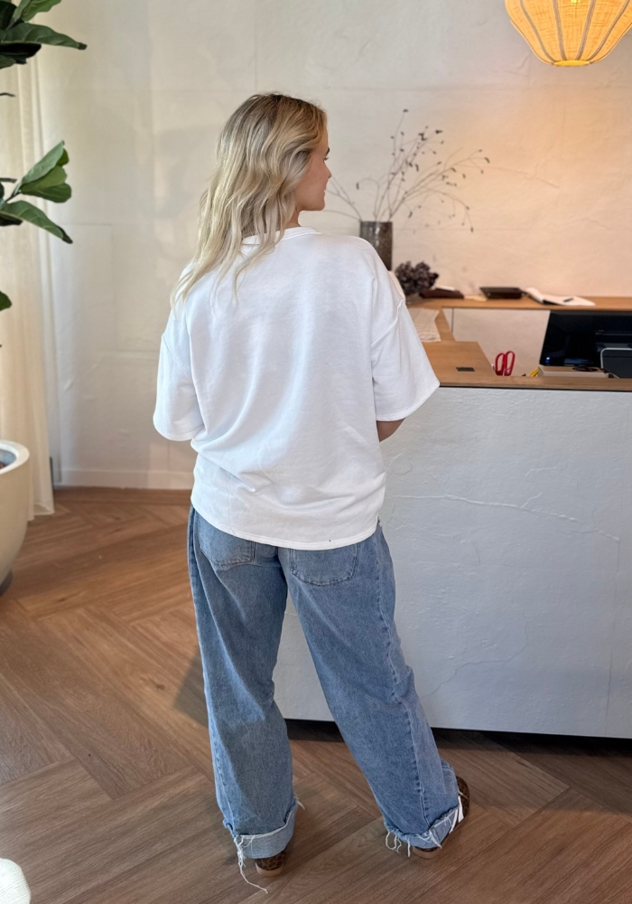 Salut sweat shirt wit