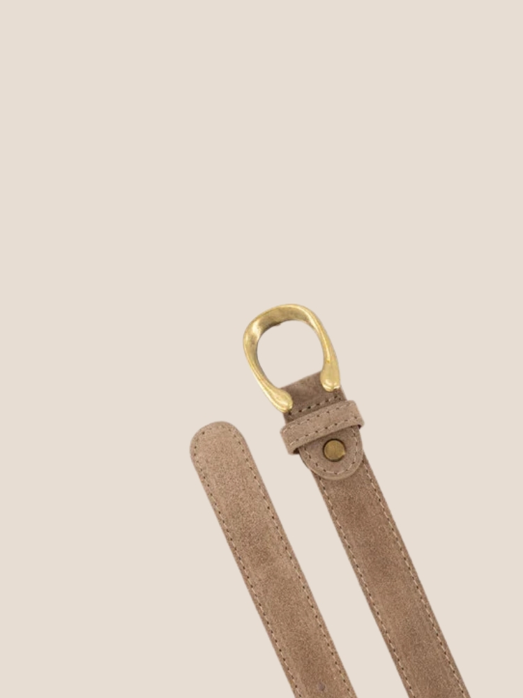 cece suede riem beige