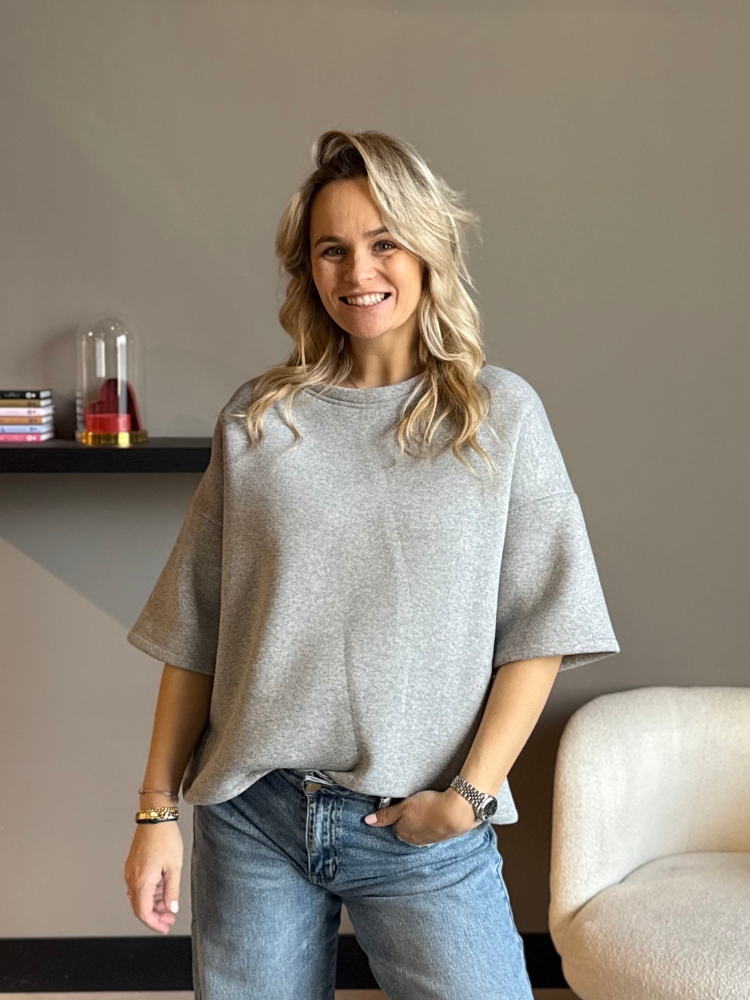 FRENKIE sweater grijs