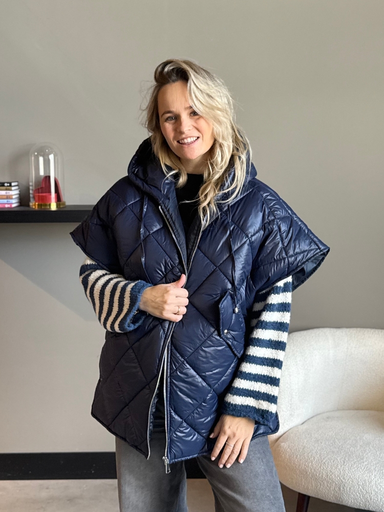 Padded bodywarmer Luna navy