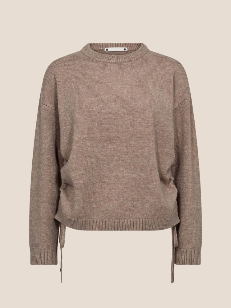 CO'COUTURE RowCC string knit bruin