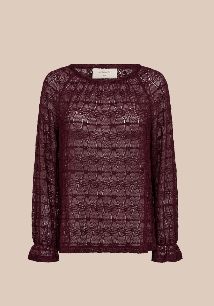 FQIBENA-blouse rood
