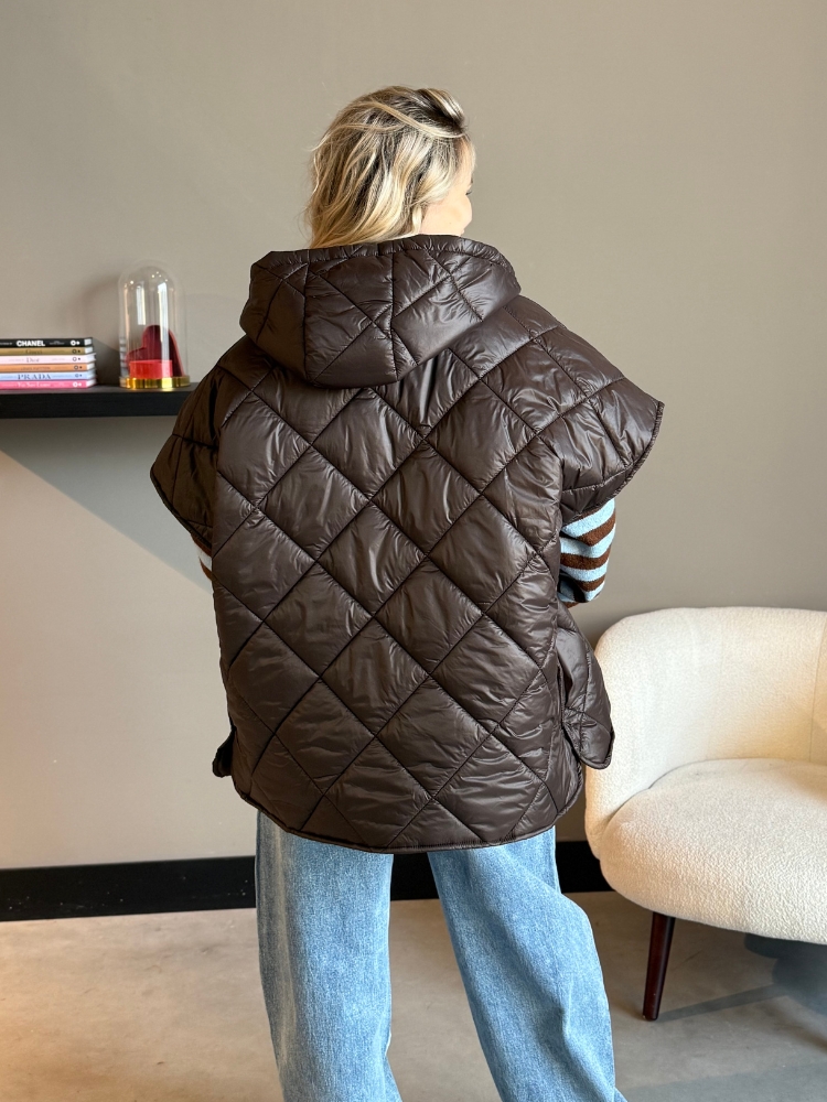 Padded bodywarmer Luna bruin