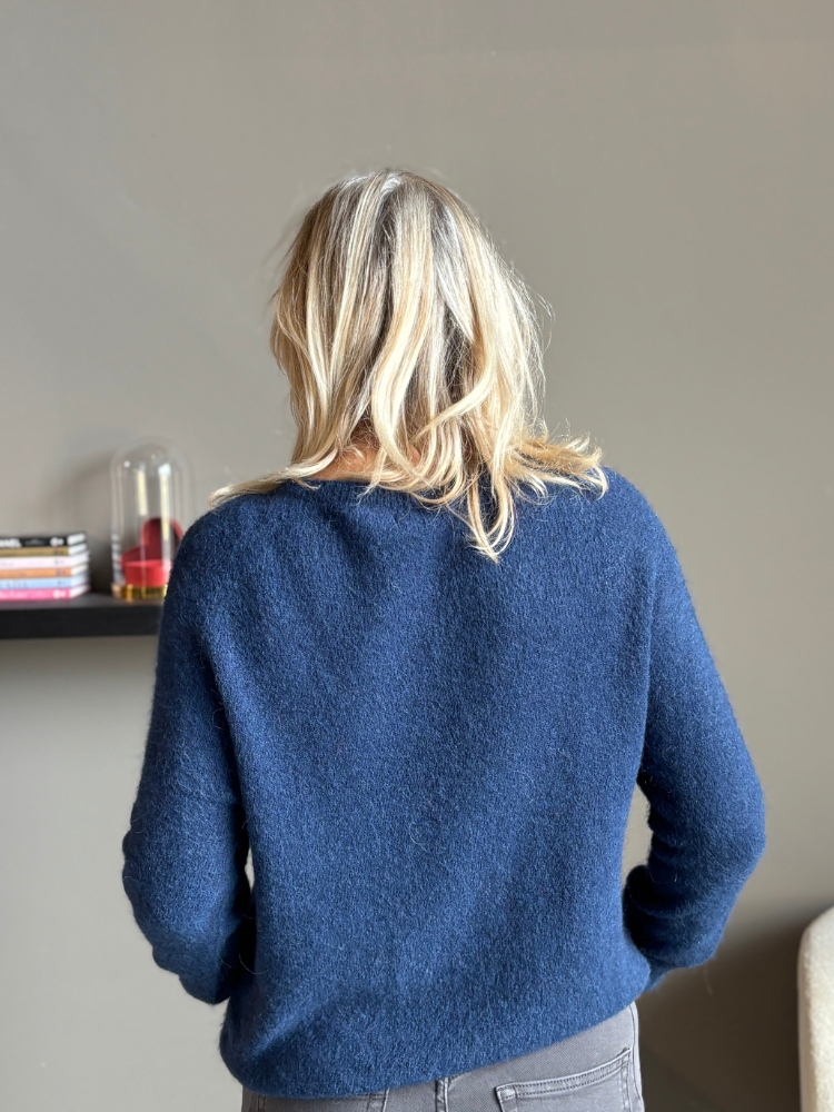 Soft sweater Balou lange mouw blauw