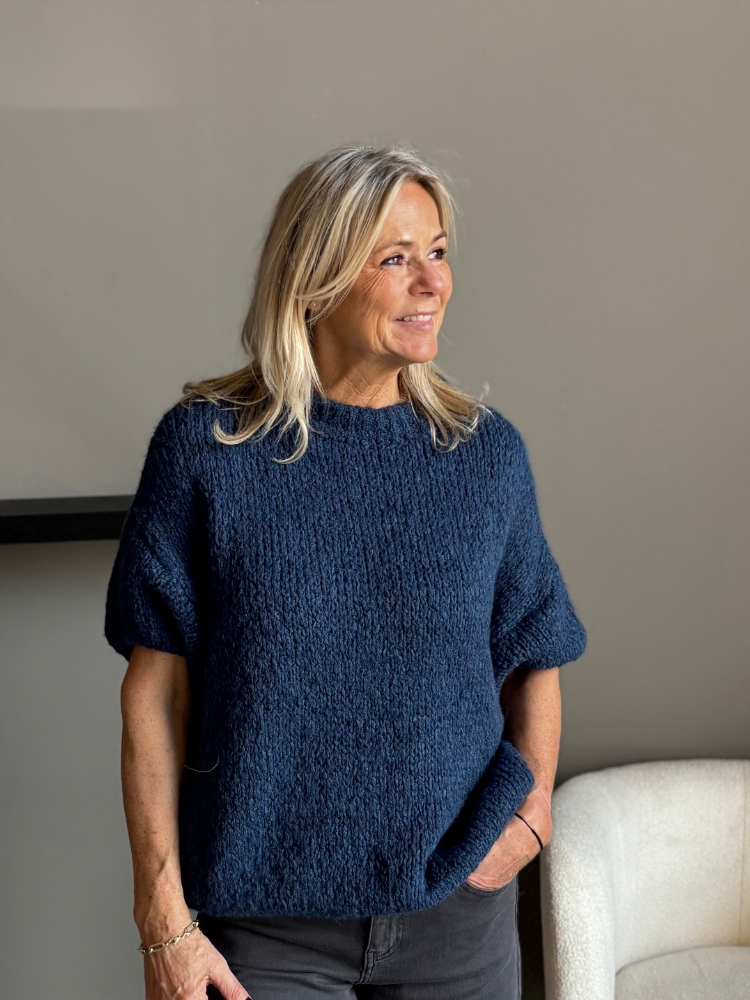 Trui Marlou oversized blauw