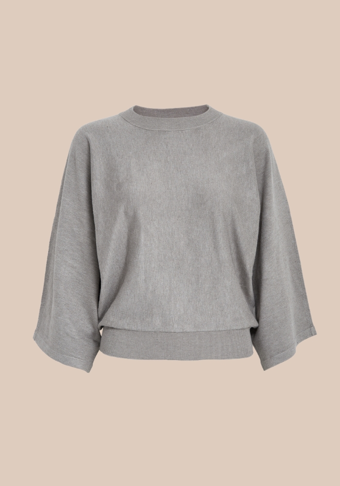 Minus MSTess knit shirt grijs