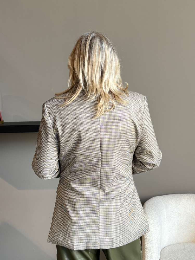 Ruit blazer Sylvie Groen