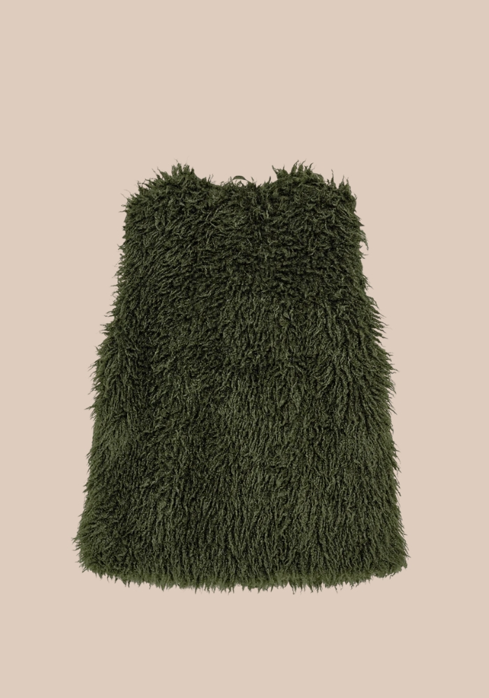 FQFINE-waistcoat green