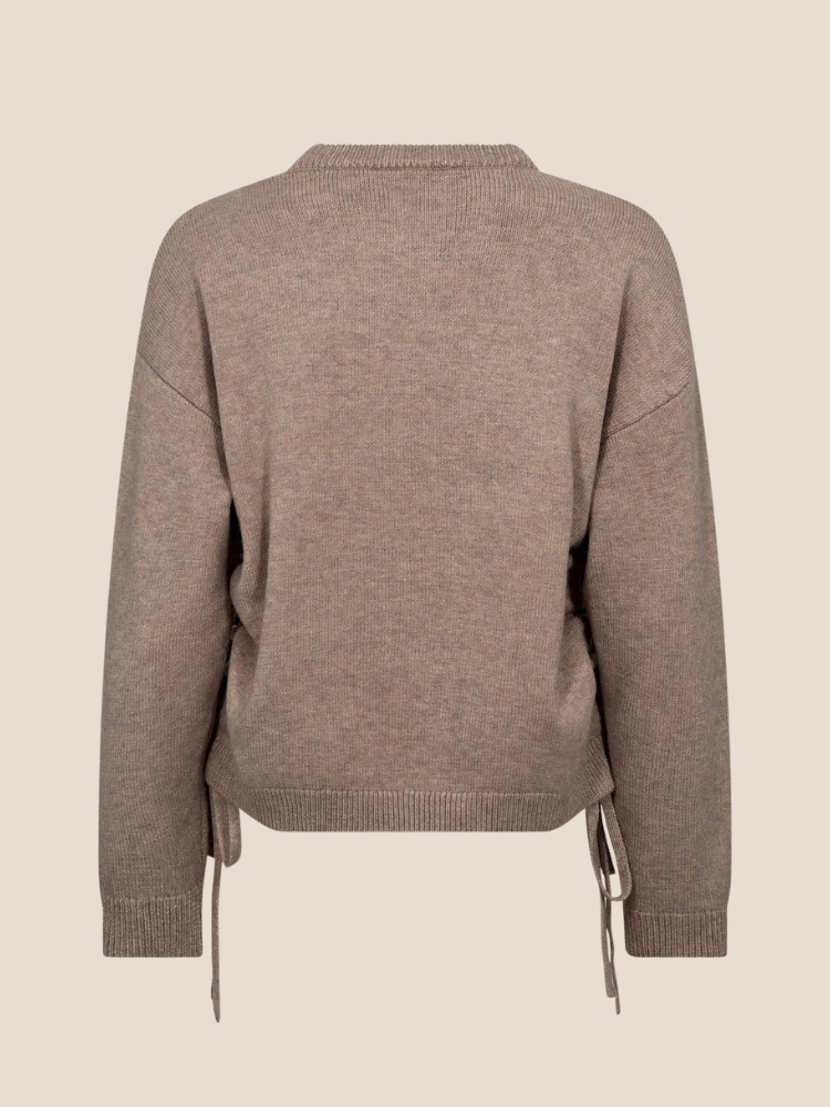 CO'COUTURE RowCC string knit bruin