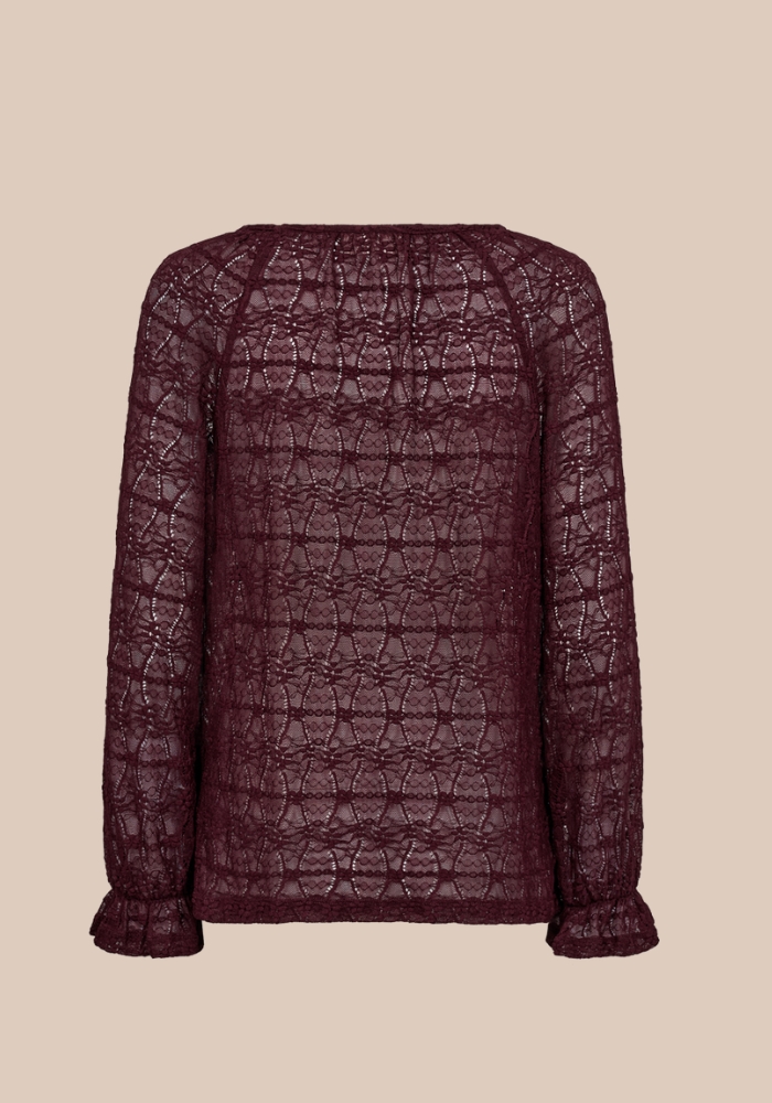 FQIBENA-blouse rood