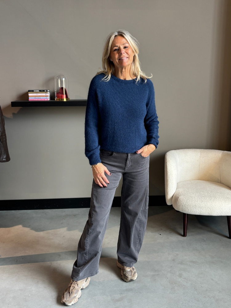 Soft sweater Balou lange mouw blauw - Afbeelding 3