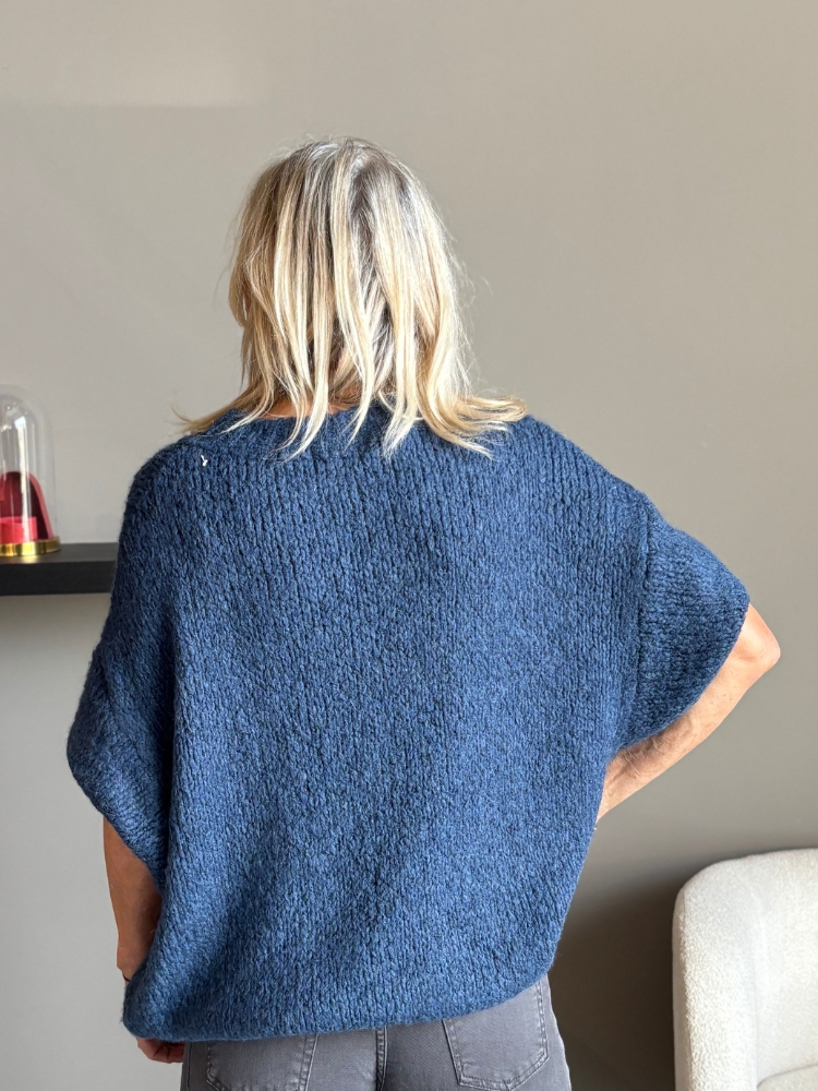 Trui Marlou oversized blauw