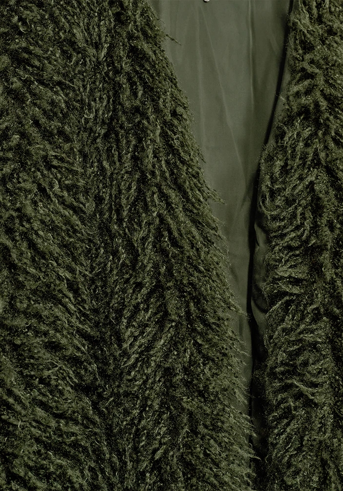 FQFINE-waistcoat green - Afbeelding 3