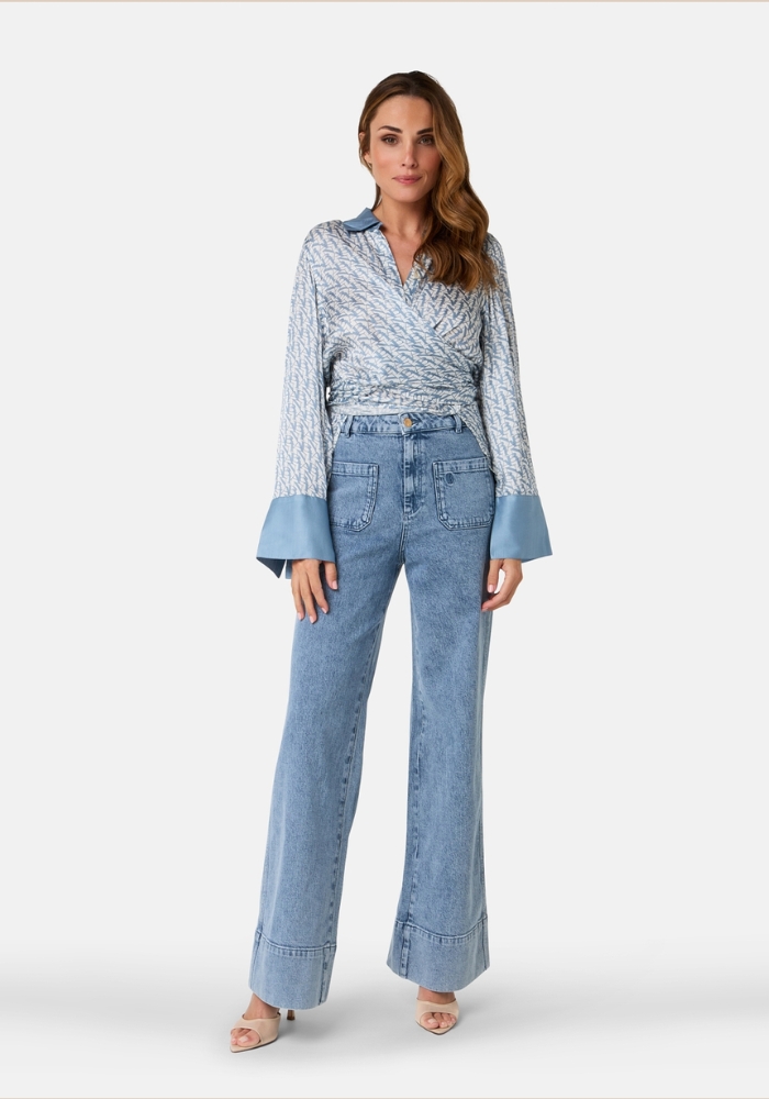 ibana Tatum oblique Faded Blue - Afbeelding 4