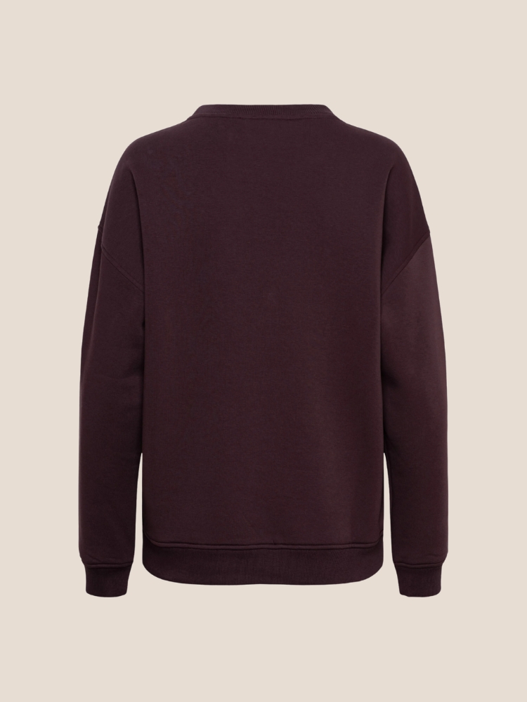 &Co Woman trui Selina embro aubergine