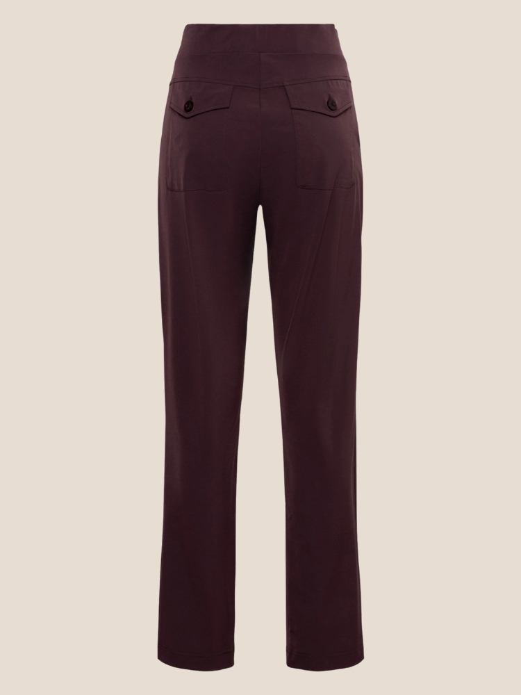 &Co Woman pantalon Pola travel aubergine