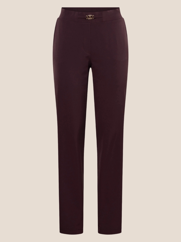 &Co Woman pantalon Pola travel aubergine