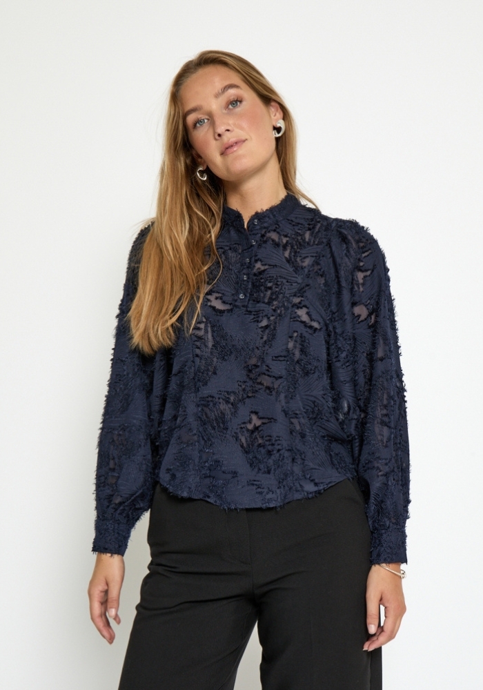 minus MSHollie blouse navy - Afbeelding 5
