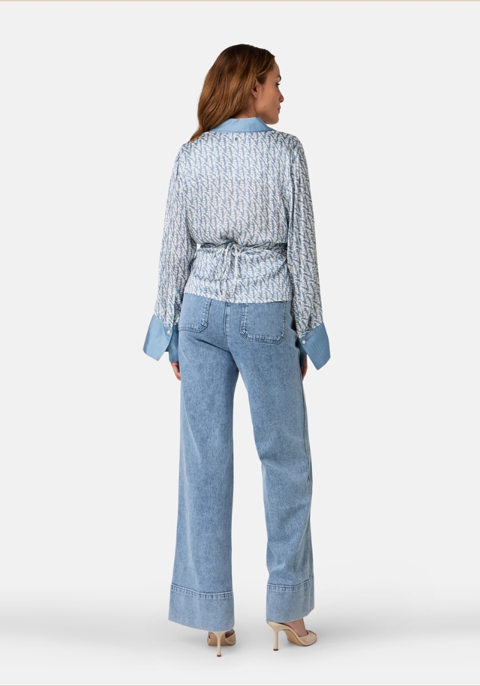 ibana Tatum oblique Faded Blue - Afbeelding 3