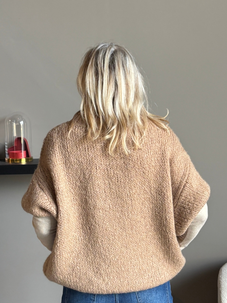 Trui Marlou oversized camel