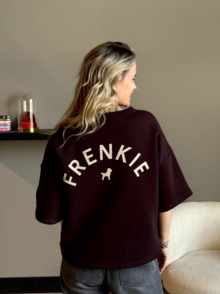 FRENKIE sweater bruin