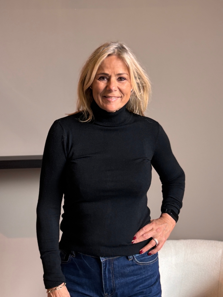 Lange mouw kol basic zwart