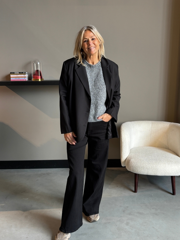 Wide leg zwart  jeans