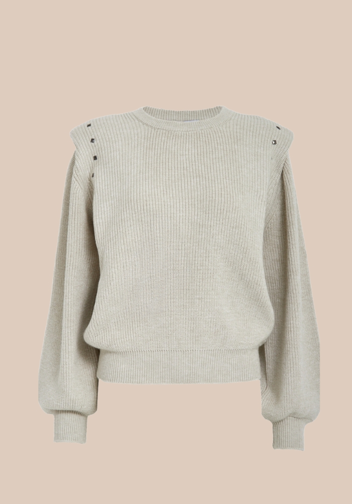 Minus MSKatharina knit pullover zand