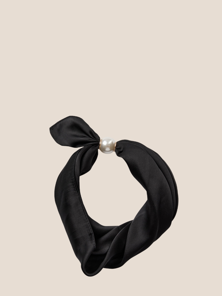 co'couture PearlCC scarf zwart