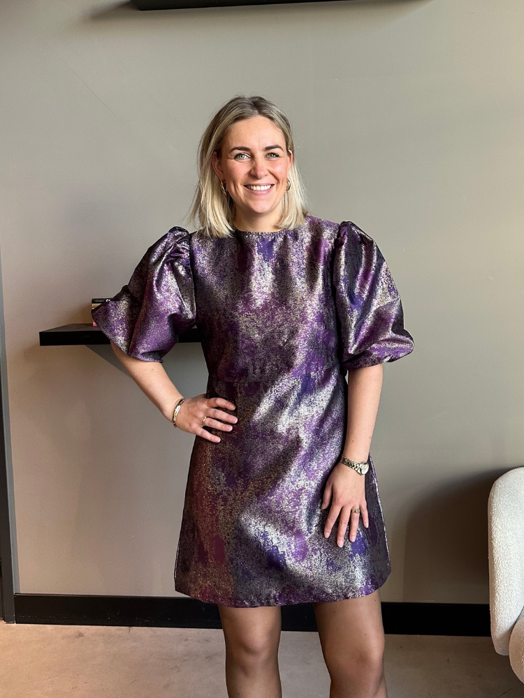 Jurk Liselotte paars