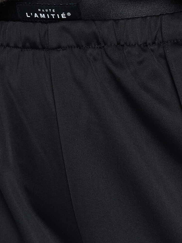 Haute L'Amité New zip track tall pants Black